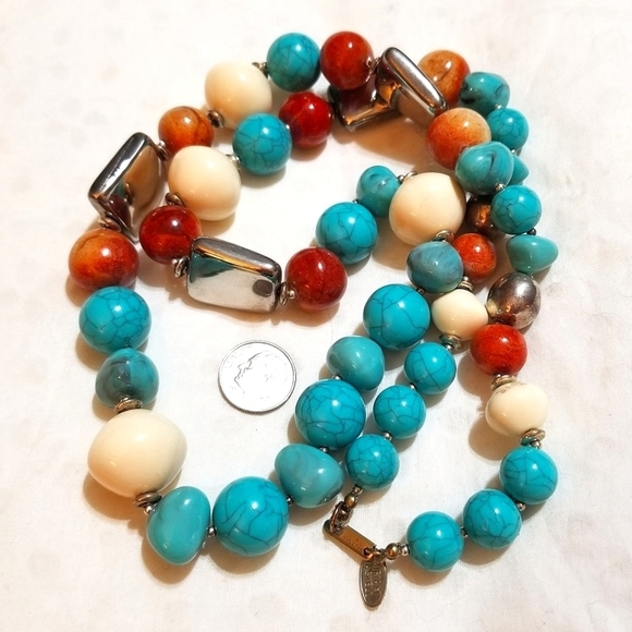 Miriam Haskell Jewelry - MIRIAM Haskell 1976 Southwest Beaded Necklace
